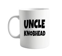 signkitsuk Uncle Knobhead 11oz Mug - Funny, Silly & Rude Coffee Mug for The Uncle Who Has Everything - Humorous Gift for Birthdays, Christmas, or Just to Brighten Their Day