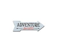 SignMission D-A-10-999994 10 x 30 in. Indoor & Outdoor Decor Direction Sticker Vinyl Wall Decals - Adventure Awaits - 24 in.