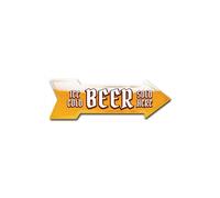 SignMission D-A-12-999809 12 x 36 in. Indoor & Outdoor Decor Direction Sticker Vinyl Wall Decals - Ice Cold Beer 2 - 24 in.