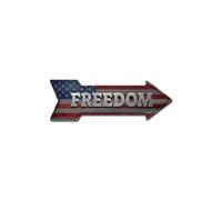 SignMission D-A-12-999860 12 x 36 in. Indoor & Outdoor Decor Direction Sticker Vinyl Wall Decals - Freedom - 24 in.