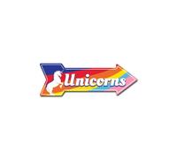 SignMission D-A-999561 6 x 18 in. Indoor & Outdoor Decor Direction Sticker Vinyl Wall Decals - Unicorns - 24 in.