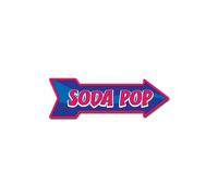 SignMission D-A-999604 6 x 18 in. Indoor & Outdoor Decor Direction Sticker Vinyl Wall Decals - Soda Pop - 24 in.