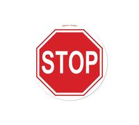 SignMission FD-C-16-99883 16 x 16 in. Non-Slip Circle Vinyl Floor Decal - Stop Sign