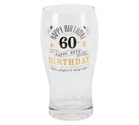 Signography 60th Birthday Pint Glass G32360)