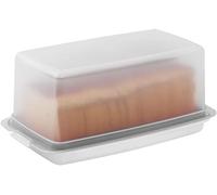 SIGNORA WARE Dual Use Bread Holder - Airtight Plastic Food Storage Container - Keeps Fresh Bread & Baked Goods