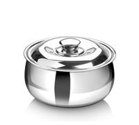 SIGNORA WARE Large Insulated Casserole Dish with Lid 3000ml. Stainless steel Hot Pot Food Warmer/Cooler -Thermal Soup/Salad Serving Bowl Stainless Steel Hot Food ContainerâBest Gift Set for Moms