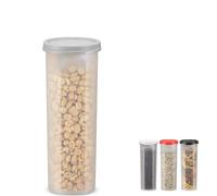SIGNORA WARE Pasta Food Storage Container with Lid -30 oz 8-in tall Pasta, Coffee Containers for Kitchen Pantry Organizer -leakproof Air Tight Canister for Coffee, Beans, Noodles, Rice BPA-Free