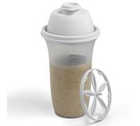 SIGNORA WARE Shaker Bottles | 17-Ounce Plastic Protein Shake Bottle for Meal Replacement Shakes & Smoothies, Beverages, Mixing Salad Dressing & Sauces, Margarita, & More