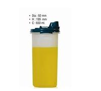 SIGNORAWARE Swiss Round Compact Container Storage Modular Rondovision Oil Easy Flow Transparent (Maroon 413)
