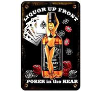 Signs 4 Fun Liquor Up Front Small Parking Sign, 8 x 12 Inch