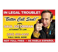Signs 4 Fun Saul Goodman's Driver's License, Blue