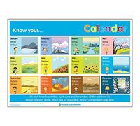 Signs 4 Learning know Your Calendar A2 Poster, Standard, 420mm x 594mm