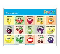 Signs 4 Learning know Your Fruits A2 Poster, Premium, 420mm x 594mm