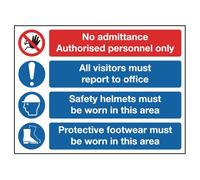 Sitesafe 420 x 297mm No Smoking It is Against The Law - Self Adhesive