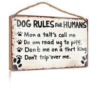 Signs And Plaques Dog Rules For Humans Pool Stuff Pool Stuff(23X35CM)