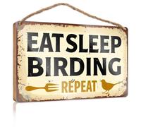 Signs And Plaques Eats Sleep Birding Repeat. Pool Stuff Pool Stuff(15X28CM)
