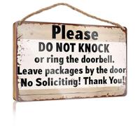 Signs And Plaques Please Do Not Knock Or Ring Doorbell. Pool Stuff Pool Stuff(23X35CM)