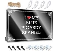 Signs Bar Cart Decor Wall Decor | I Love My Blue Picardy Spaniel Gorgeous For Clearance Home(20X30CM)