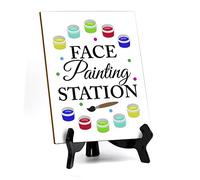 Signs ByLITA Face Painting Station, Table Sign with Acrylic Stand (6x8“)