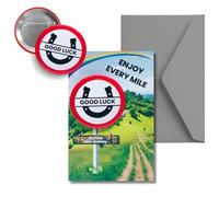 Signs For Celebration Good Luck Badge & Card Gift. Funny Good Luck U Horseshoe - New Job - New Beginnings - Moving Away - University Keepsake Gifts Him or Her