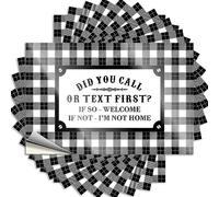 Signs for Did You Call Or Text First Bathroom Decor Funny Adult