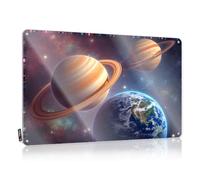 Signs For Garage Exploring The Planets: Saturn, Jupiter, And Earth In Space Tin Sign Room Signs For Bedroom Funny Plaques For Men(30X40CM)