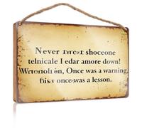 Signs For Kitchen Never Trust Anyone Technically I Adore More Than Once. Funny Bedroom Decor Retro Decor(20X30CM)