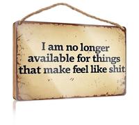 Signs For Kitchen No Longer Available For Things That Feel Bad Wooded Sign Posters For Teens Front Porch Decor