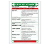 Safety Sign First Aid at Work 420x590mm WC61