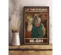 Signs Met The Evening Be-Gin Metal Signs Vintage Decor For Room Club Man Cave Basement M