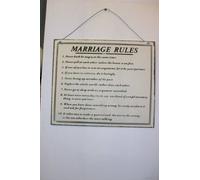 Signs Metal - 'The Rules' and 'Marriage Rules'