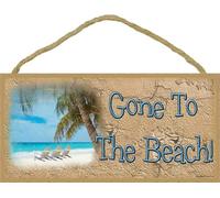 Signs Plaques Gone To The Beach Chairs Sign Plaque Nautical House Decor