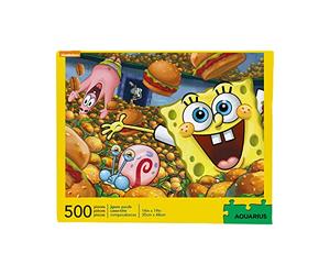 Signs-Unique Aquarius Sponge Bob Squarepants Jigsaw Puzzle (500 Piece)