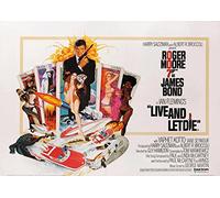 Signs247 Live And Let Die James Bond 007 Roger Moore Poster/Print/Picture Satin Photo Paper - A4-297mm x 210mm