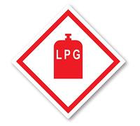 Signs247 LPG Sticker for Caravan Campervan Motorhome