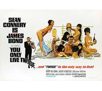 Signs247 You Only Live Twice James Bond 007 Sean Connery Poster/Print/Picture Satin Photo Paper - A4-297mm x 210mm