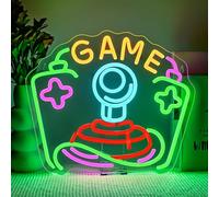 SIGNSHIP Game Neon Light Sign,Game Joystick Neon Sign Dimmable for Wall Decoration,Led signs Wall Decor for Travel Zone,Play Zone,Man Cave,Family Room,Gift for Boy