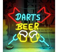 SIGNSHIP Neon Darts Led Bar Darts Neon Wall Lamp Neon for Games Room Pub Bar Club Man Cellar Party Decoration