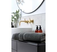 'Signum' Heavyweight 100% Combed Cotton Towels Christy Dark Grey Bath Towel