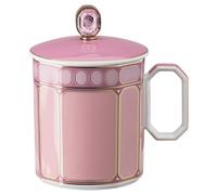 Signum mug with lid, Porcelain, Pink