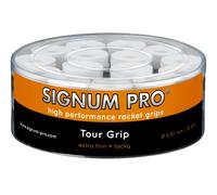 Signum Pro - Tour Grip - Tennis Badminton Overgrip 0.50mm - Box of 30 - White