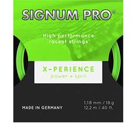 Signum Pro Unisex - Adult Xperience String Set 12m Neon Green Tennis String