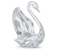 Swarovski Iconic Signum Swan Decoration Piece, Small, Clear Crystals, Part of The Iconic Swan Collection