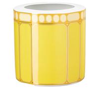 Signum vase, Porcelain, Wide, Yellow