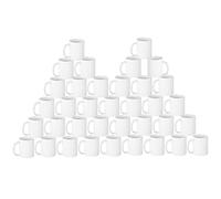 Signzworld Sublimation Mugs 11oz Blank Plain White Large Handle Coffee Mug with 6 Mugs in 1 Packaging (72)