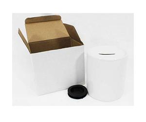 Signzworld WIDE SUBLIMATION MONEY BOX CERAMIC HEAT/MUG PRESS EASY TO USE FAST DELIVERY (36 Qty, White)