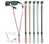 SIGONNA Eyeglasses String Holder Strap Cord - Eyeglass Chain for Men Women - Glasses Lanyard Holders Around Neck - Sports Eye Glass Straps Sunglass Retainer - 5 Cords Dots