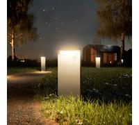 Sigor LED rechargeable solar light Nusolar anthracite, height 34cm