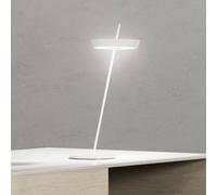 Sigor LED rechargeable table lamp Mahina, white, height 36 cm, metal, CCT