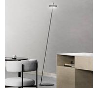 Sigor Mahina LED battery-powered floor lamp, black, height 130 cm, metal, CCT
